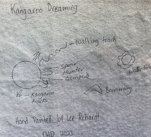Kangaroo Dreaming - Lee Rehardt, Queensland, 2023