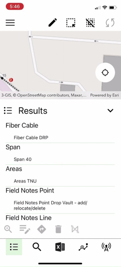 Viewing asset information in 3-GIS | Mobile