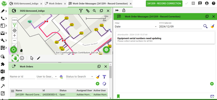 Leveraging 3-GIS | Web to streamline project management by communicating work order requirements directly with team members.