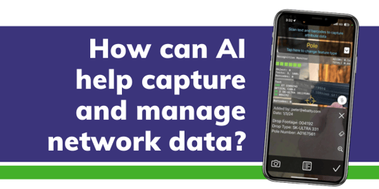 How can AI help capture and manage network data?